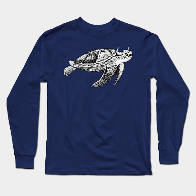 Sea buffalo Long Sleeve T-Shirt by Ndanceart